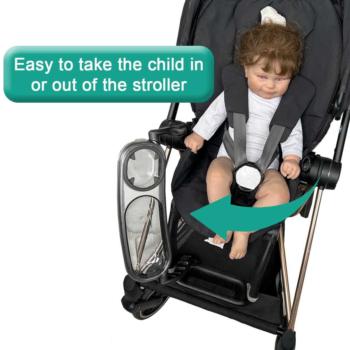 Cybex Mios Priam e-Priam Wózek Food Tray Kompatybilny z wózkiem Akcesoria do wózka Quick Installation Składany z wózkiem Łatwy dostęp | Idealny towarzysz podróży dla Mios & Priam