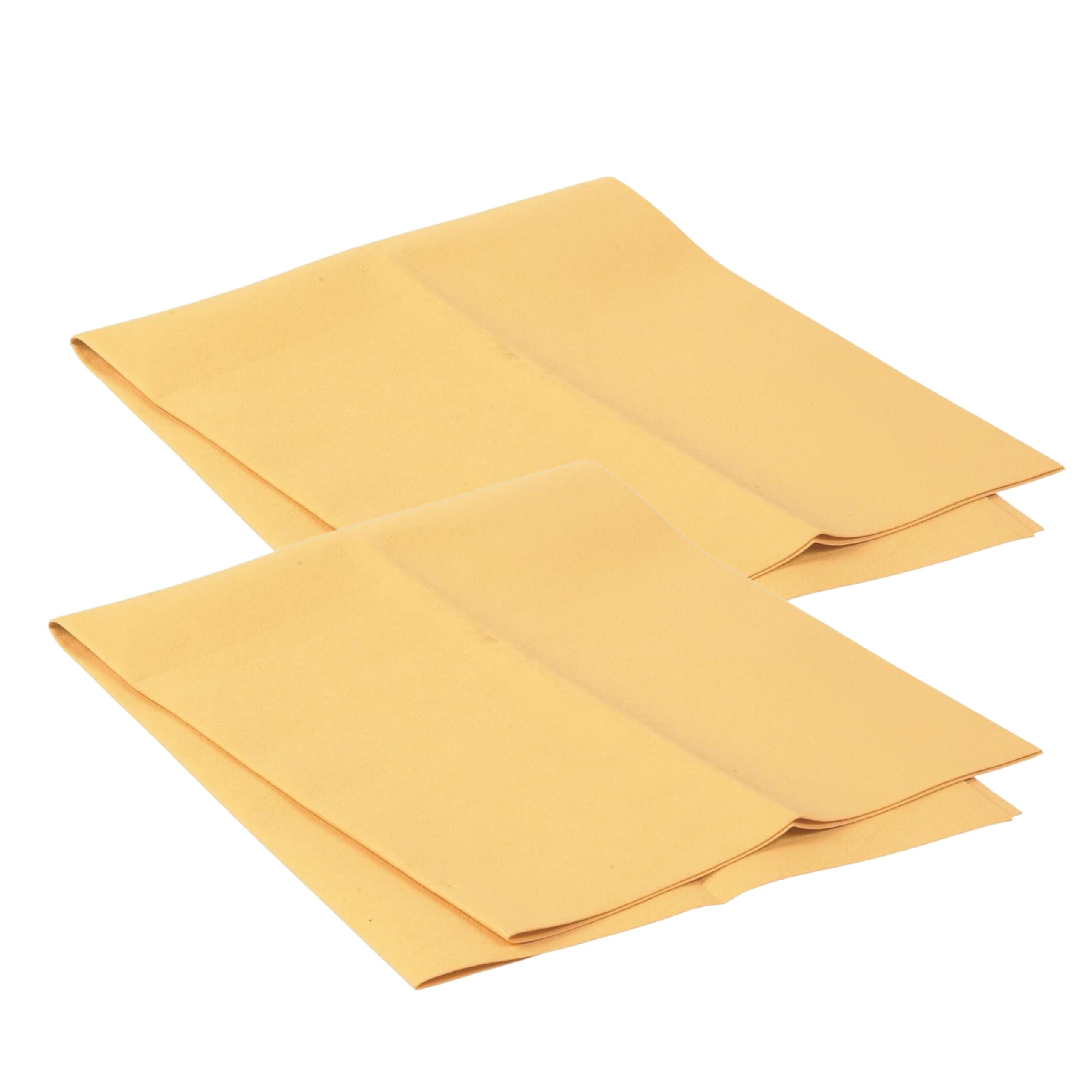 Budget Economy Range Synthetic Chamois Twin Pack – Affordable Car Drying Cloth, 46x38 cm, Fast-Drying, Machine Washable, Ideal for Car Cleaning Kit & Car Washing Kit