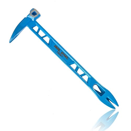 Real Steel 10" Double Ended Nail Puller Cats Paw Pry Bar Construction (0691)