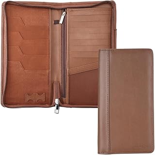 HAMELIN Unisex Vegan Leather Passport Holder | RFID Blocking Technology|Passport Holder For Family 4|Travel Organiser,Pasp... Price In India