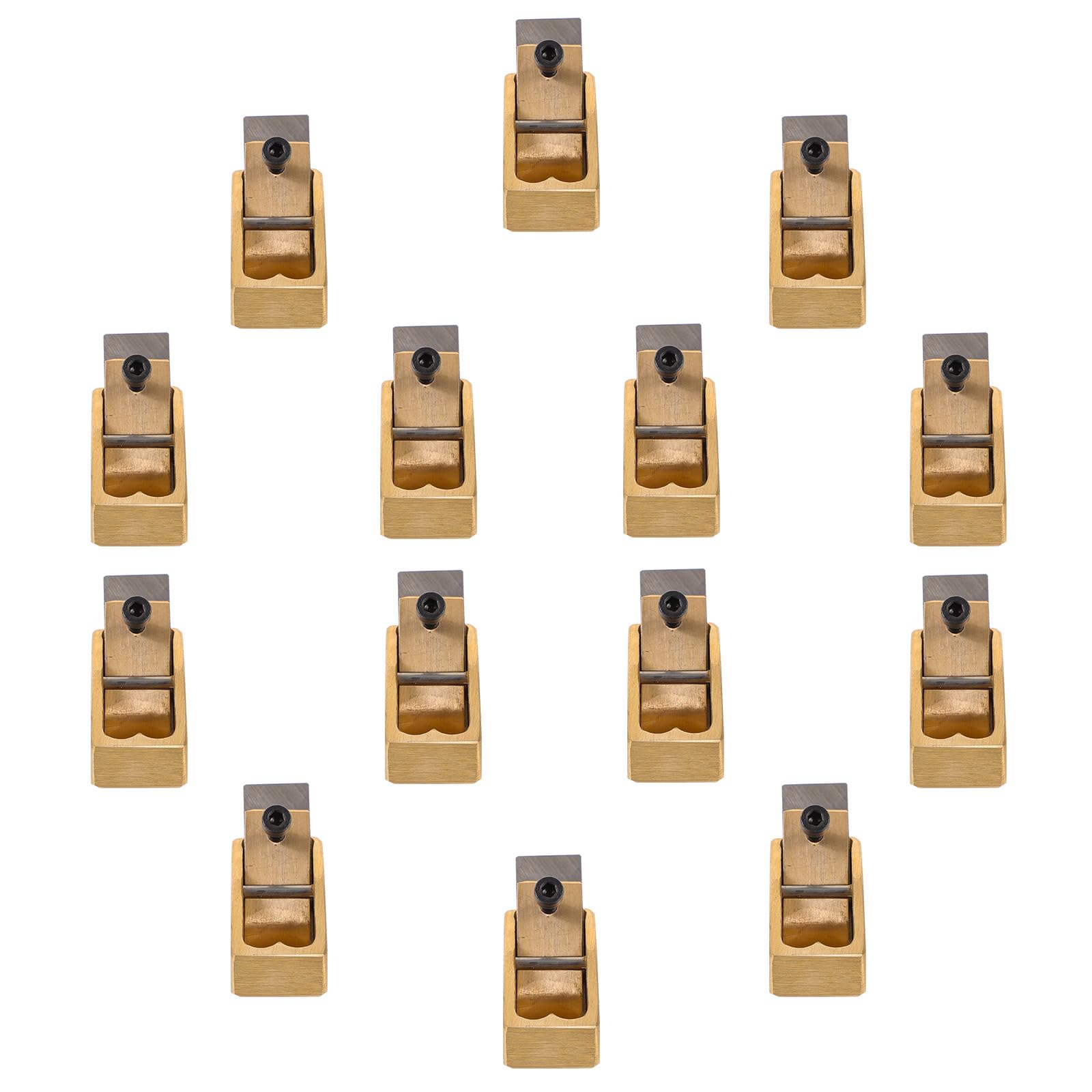 BESPORTBLE Pialla Manuale per Liuteria 16mm per Strumenti Musicali in Legno, Facile da Usare Lama in Acciaio e Corpo in Ottone per Finitura Lucida