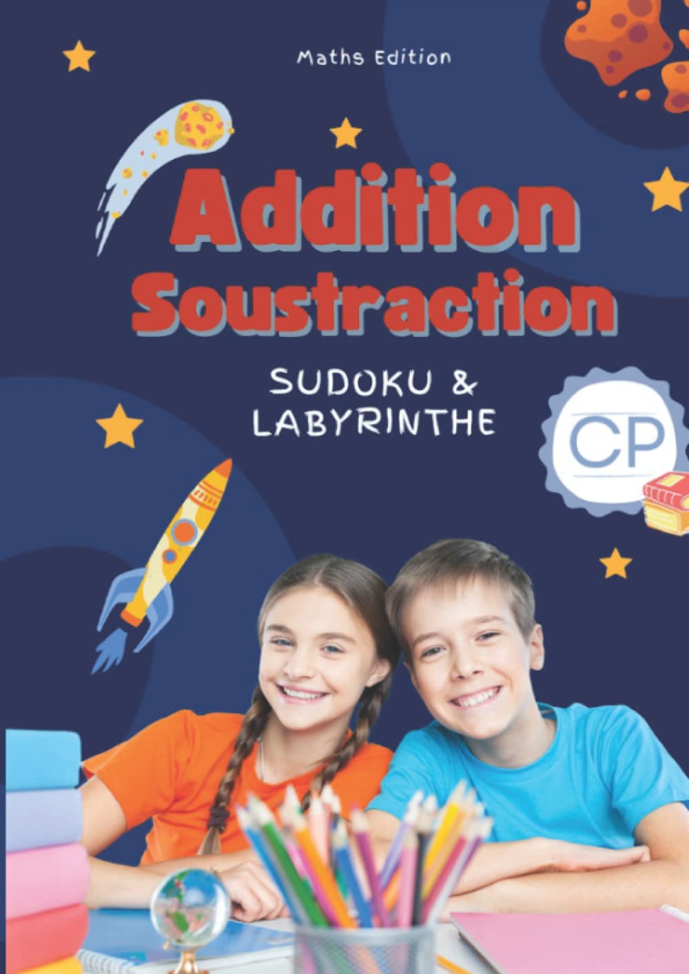Cahier de calcul et de coloriage addition et soustraction CP, Ce1, Ce2: 500 exercises du maths et 30 labyrinthe + 15 Sudoku enfant