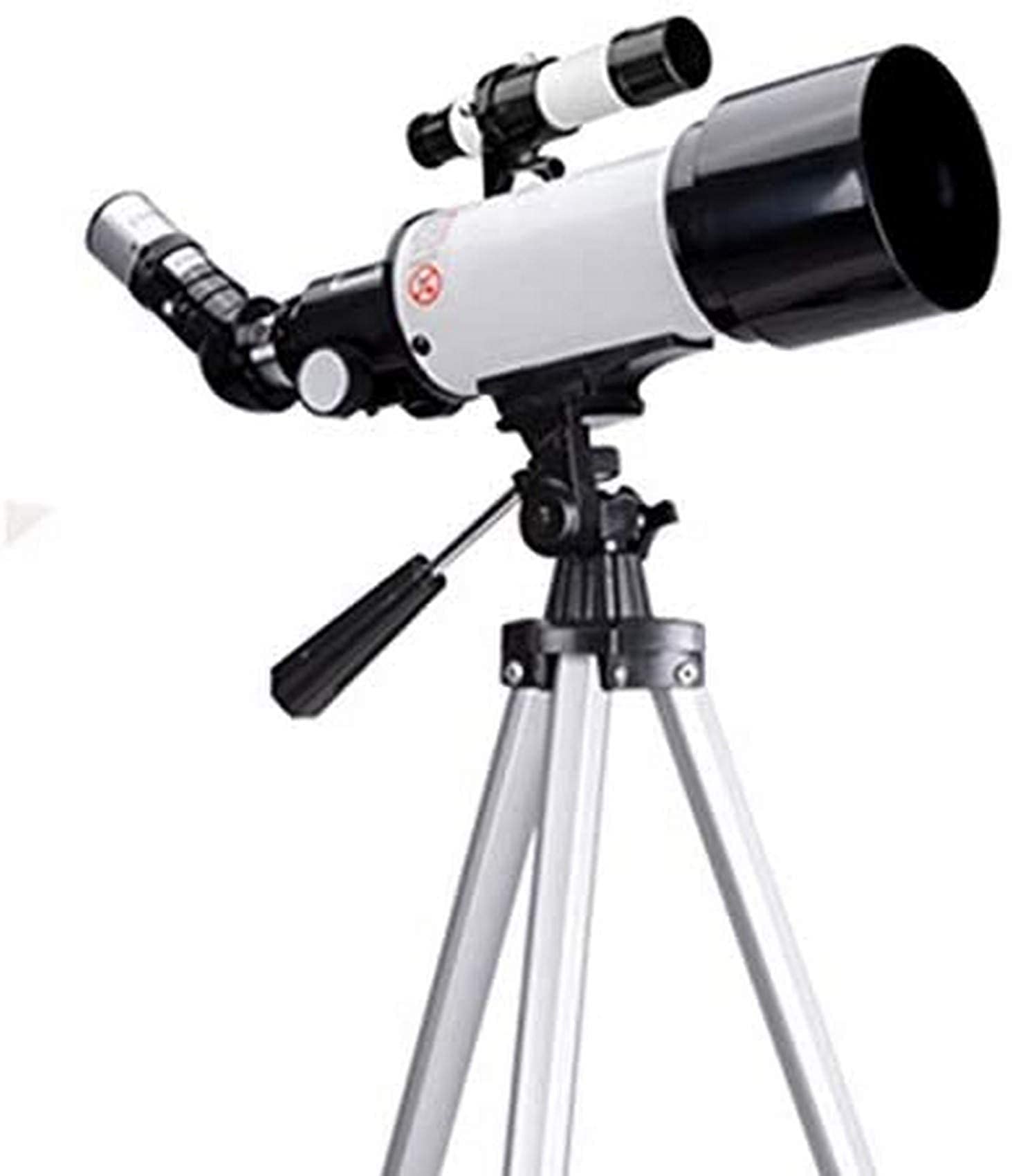 Telescopio para niños Principiantes, Montura AZ de 70 mm de Apertura y 400 mm, óptica Multicapa, telescopios para Adultos, telescopio Refractor de astronomía portátil con trípode, Mochila, el Mejor
