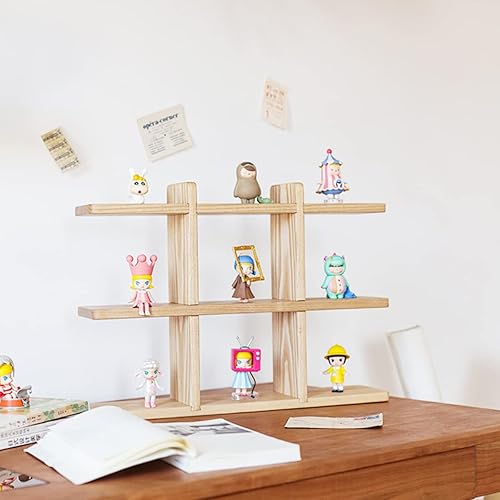 Miniatura 6 de BOOMALTU - Estantes flotantes montados en la pared de madera rústica de 3 niveles para dormitorio, sala de estar, baño, cocina, oficina, 19.6 x 4.1