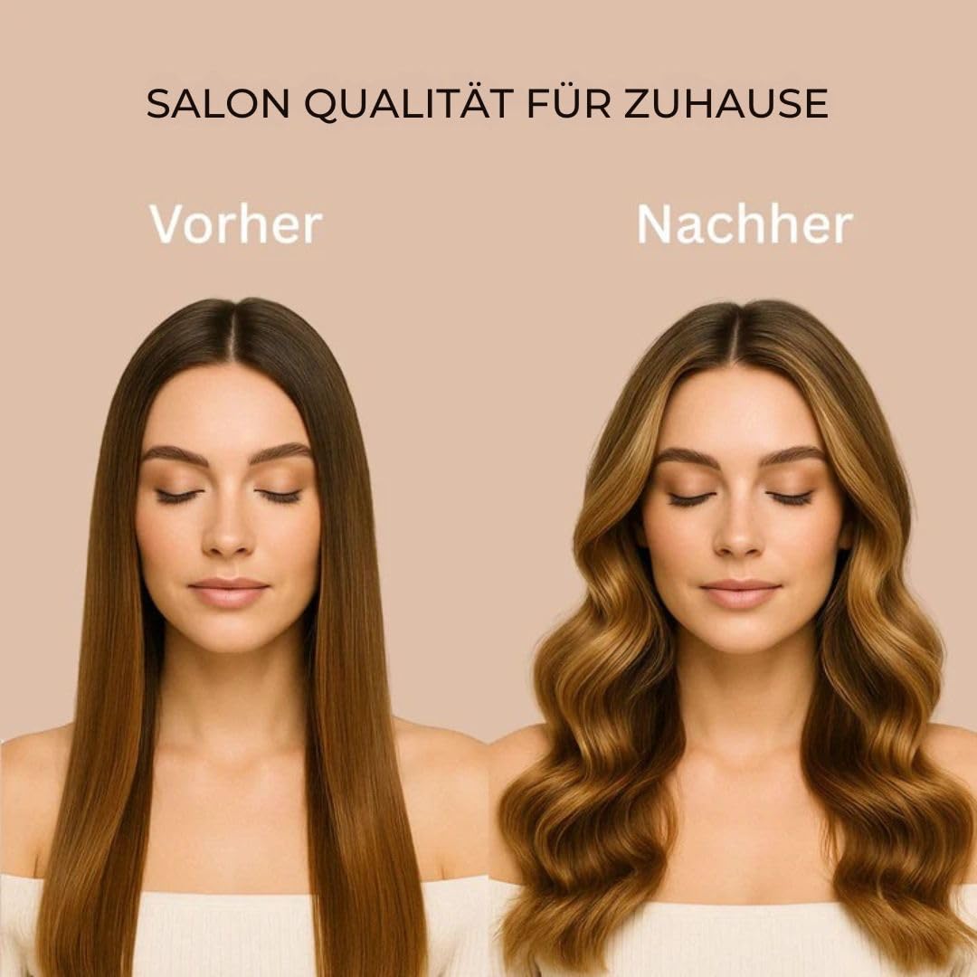 Omnial |Omniair Pro| 5in1 Haarstyler, Stylingset mit 5 Aufsätzen. Optimale Nutzung durch 3 Temperaturstufen und 3 Luftstärken | Coldshot-Funktion für einen längeren Halt | Geeignet für alle Haartypen