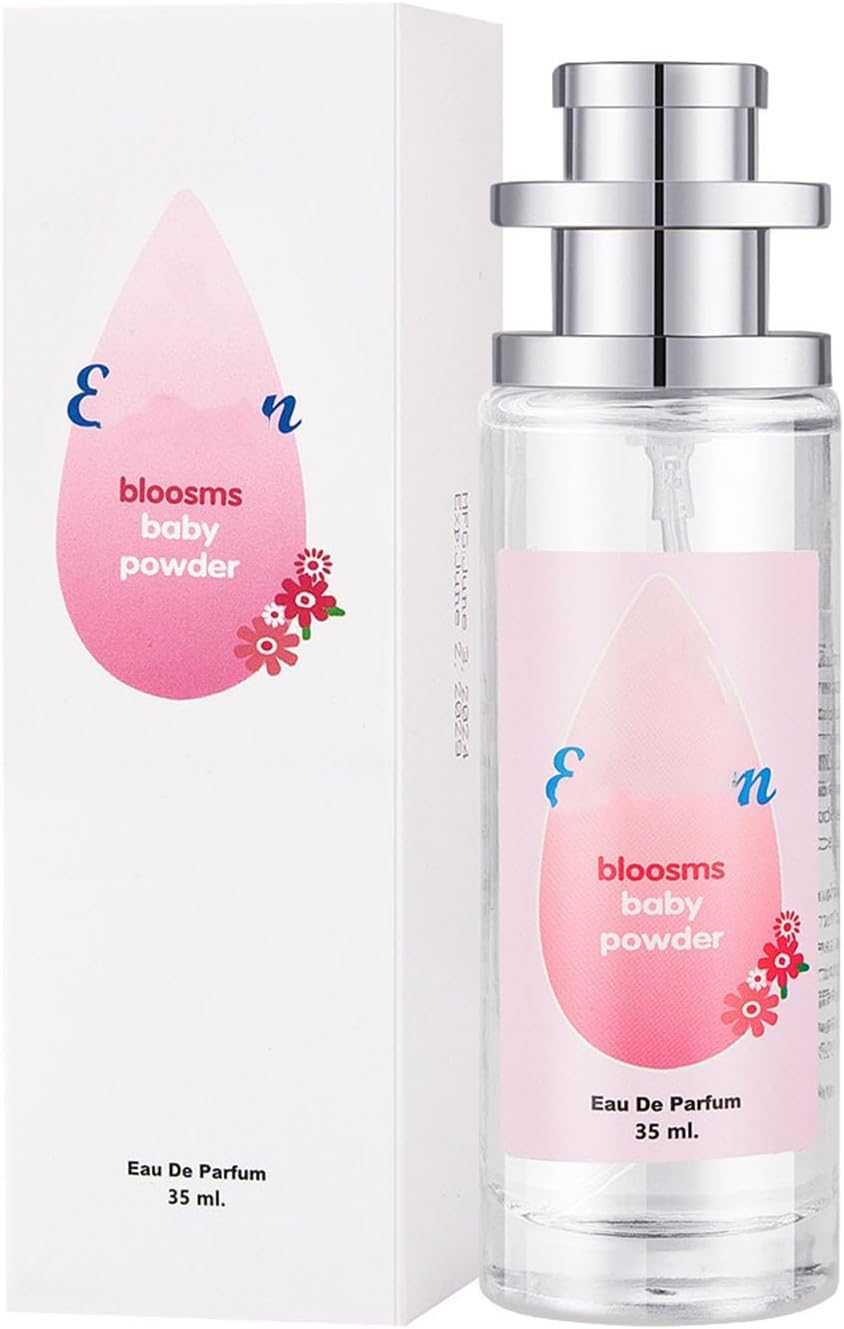 Elyven Baby Powder Perfume, Elyven Fresh Scent Perfume Fragrance Body perfume, Baby-Soft Perfume Spray 35ML/1.2 FL.0Z (1.23 Fl Oz (Pack of 1), Floral Blossom)