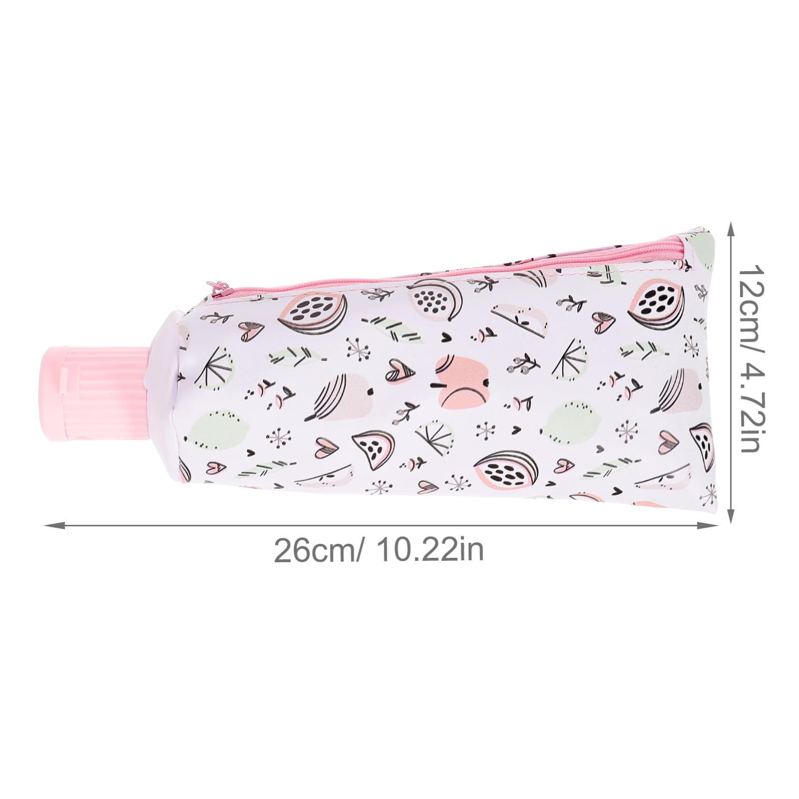 Trousse à Crayons en Cuir Portable de Forme Dentifrice pour Étudiants Grosse Capacité et Design Compact pour Ranger Stylos et Papeterie Bureau Cours