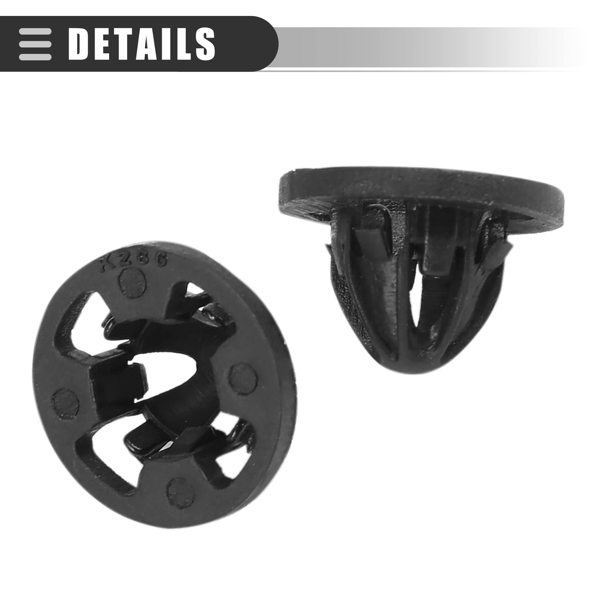 Lot De 10 Clips De Fixation Pour Feu Arrière Dodge Ram 1500 - Neuf - Marque X-autohaux