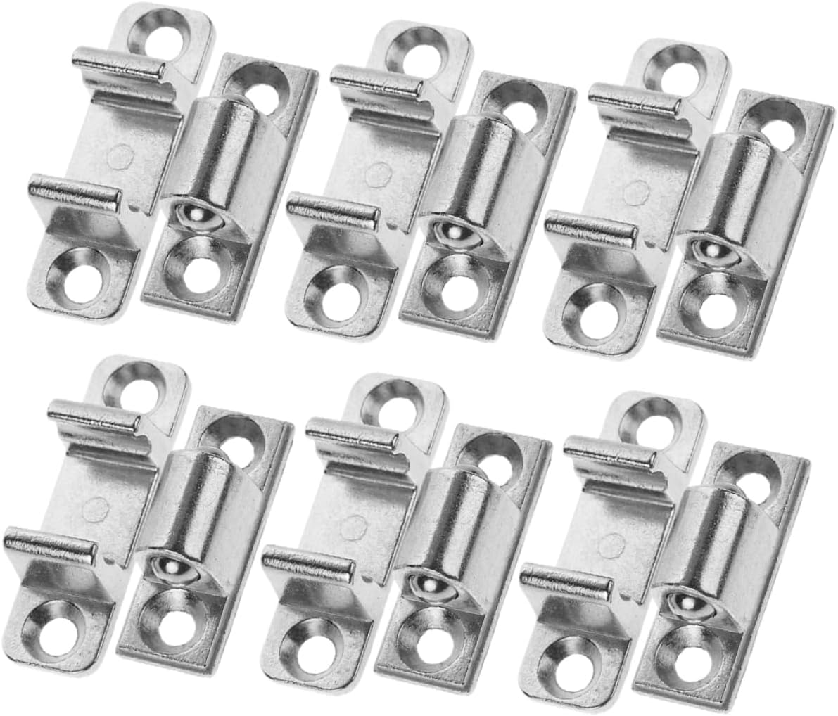 Glass Panel Latch Fasteners 6pcs Range Hood Stainless Steel