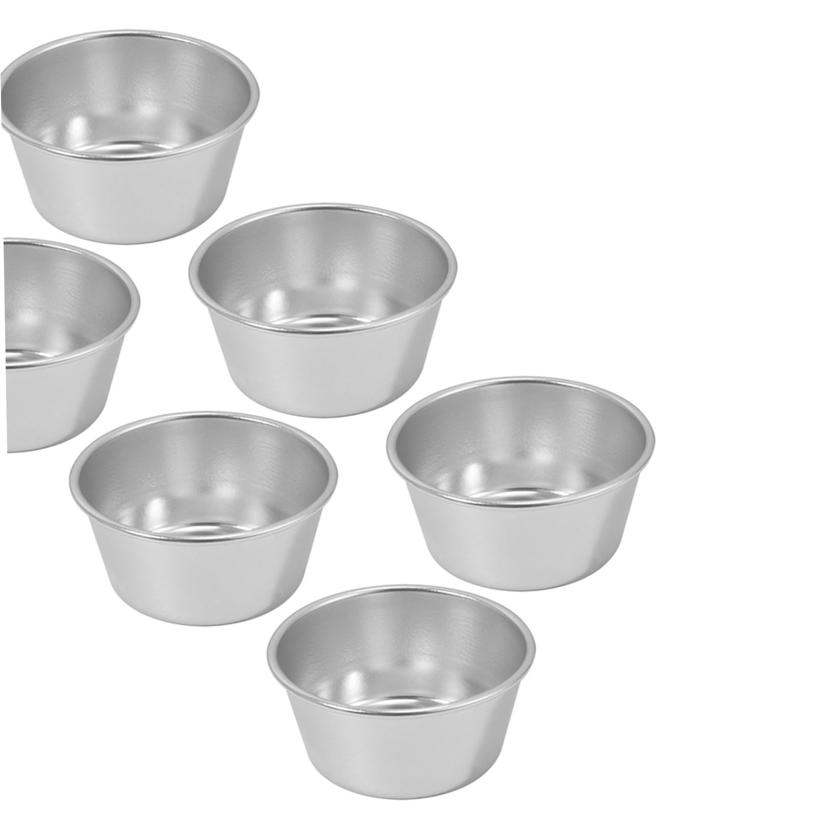 HEMOTON 24piezas Molde De Pudding Antiadherente Para Hornear Tartas y Muffins Resistente Altas Temperaturas Multiuso y Fácil Desmoldeo Para Postres y Gelatinas