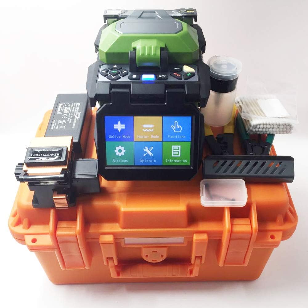 Nеw Dеаl D YEDEMC SM&MM Automatic Intelligent Optical Fiber Fusion Splicer Optical Fiber Welding Splicing Machine 4.3 Inch Touch Screen Display & Fiber Cleaver Kit YD-4106