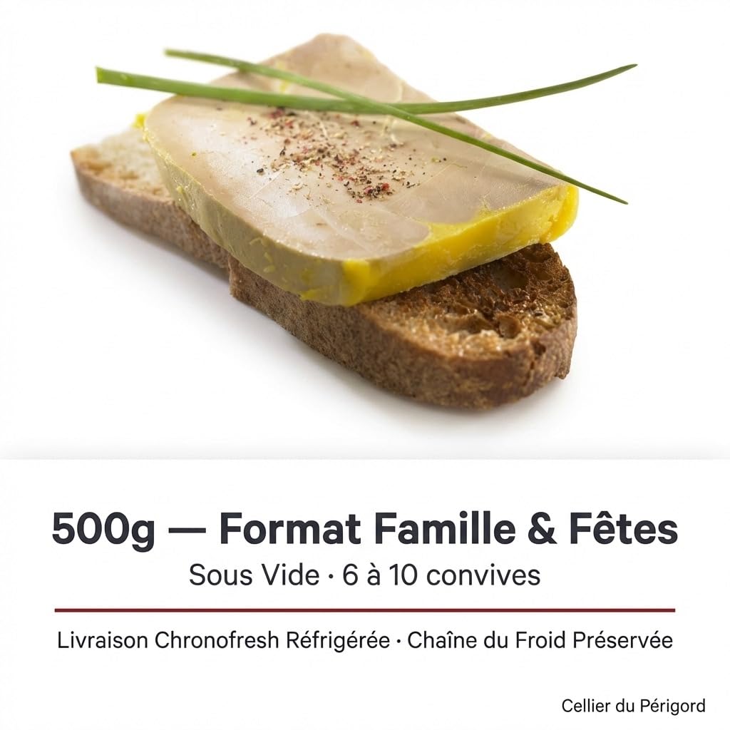 Foie Gras de Canard Entier Mi-Cuit 500g
