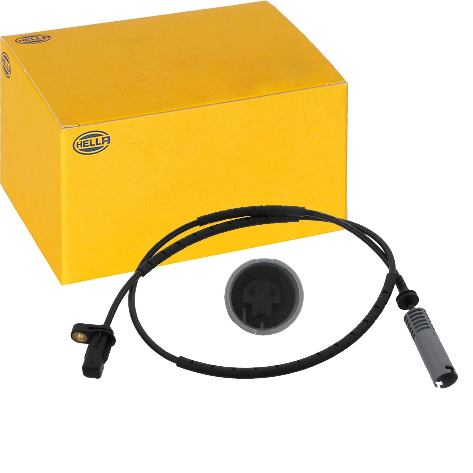 HELLA 6PU 012 039-751 ABS Sensor - Raddrehzahl - 12V - 2-polig - Kabel: 871mm | Coupe Cabriolet Kompatibel mit 1 (E81),1 (E87),1 Cabriolet (E88),1 Coupe (E82),3 (E90),3 Cabriolet (E93),3 Coupe (E92),3 Tour