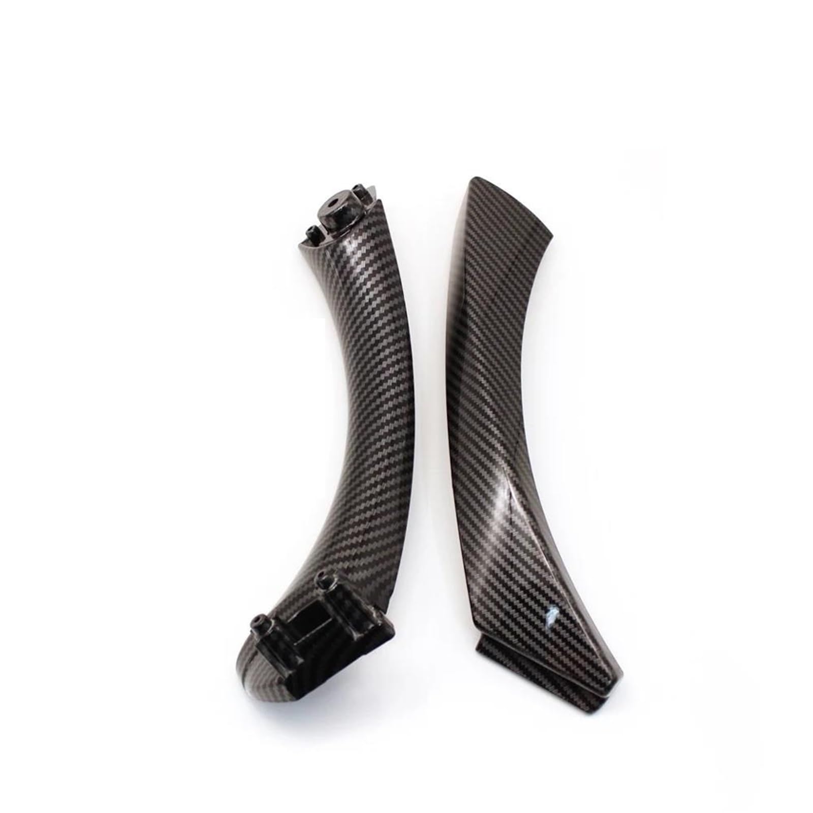 ZAPORA Left Right Car Interior Door Inside Handle with Handle Cover Trim Replacement for BMW 3 Series for Coupe E92 2006-2010 Handle Cover(Carbon Fiber Right)