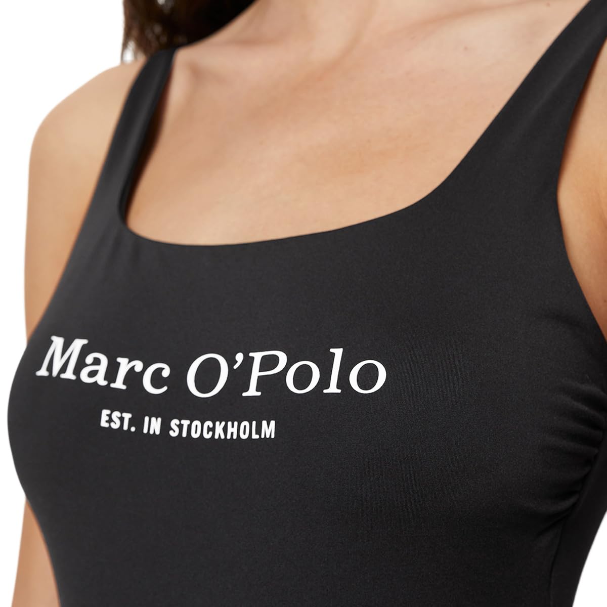 Marc O'Polo Sztokholm (Essentials) jednoczęściowy strój kąpielowy, czarny, M