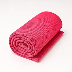 Toalha Alta Absorção Secagem Rápida Microfibra Ultra Fina Macia Super Compacta Dupla Face Tripla Camada, Antibacteriana Para Academia, Acampamento, Viagem, Natação (Rosa)