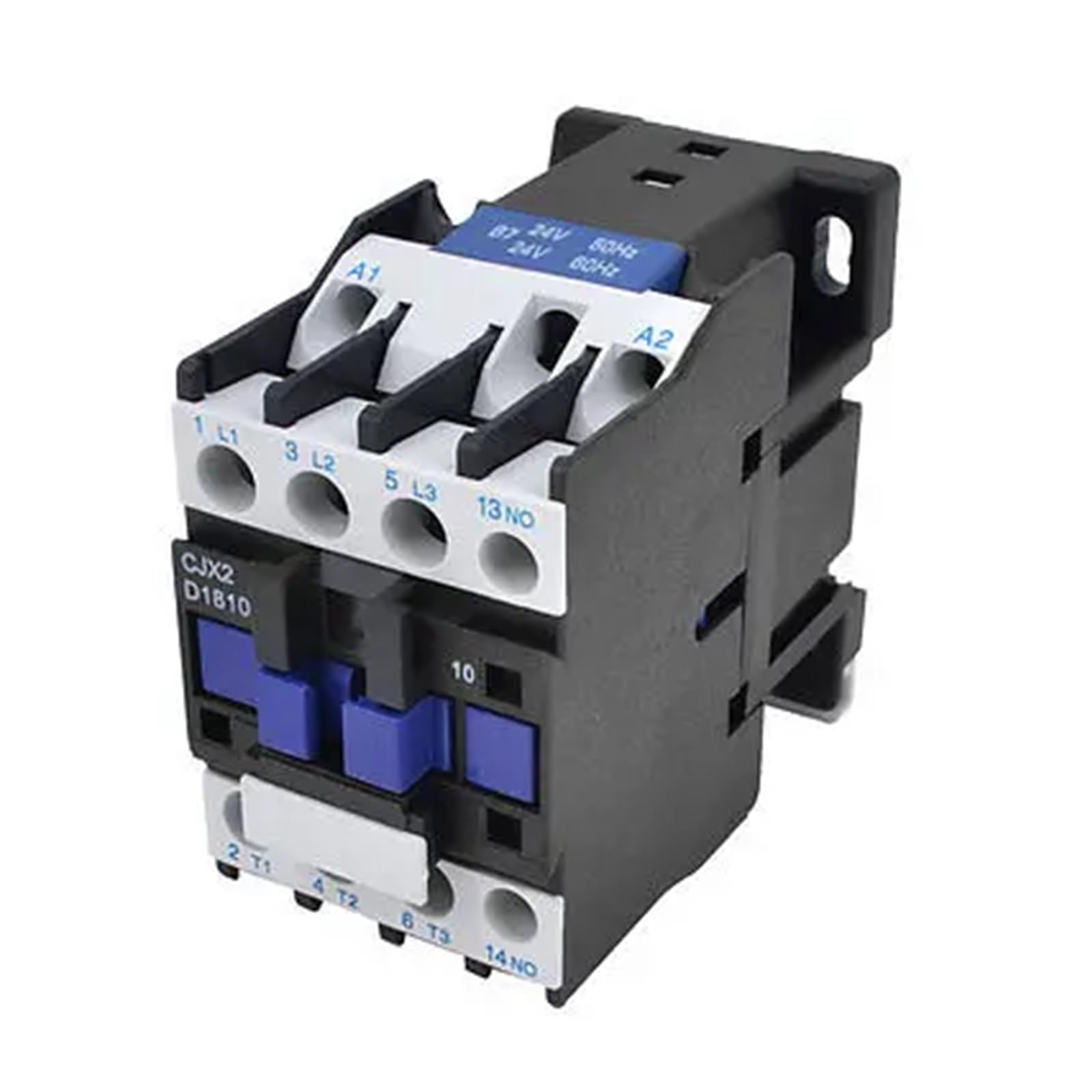 Contacteur AC CJX2-18 bobine 24V commute moteur triphasé avec 1NO - 3