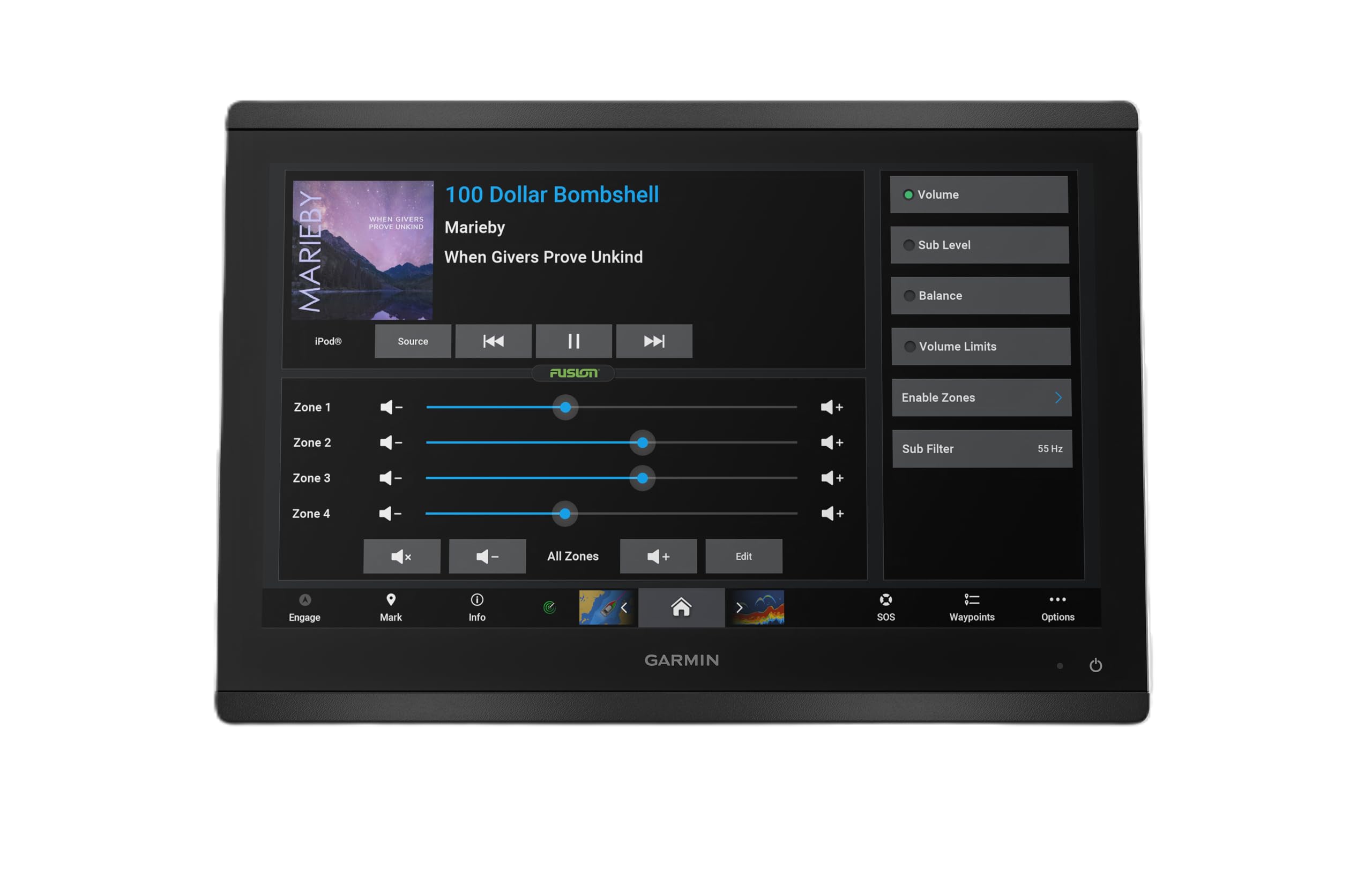 HNC GPSMAP 923xsv 010-02366-02, SideVü, ClearVü and Traditional Chirp Sonar with Worldwide Basemap, Compatible with Garmin, Black