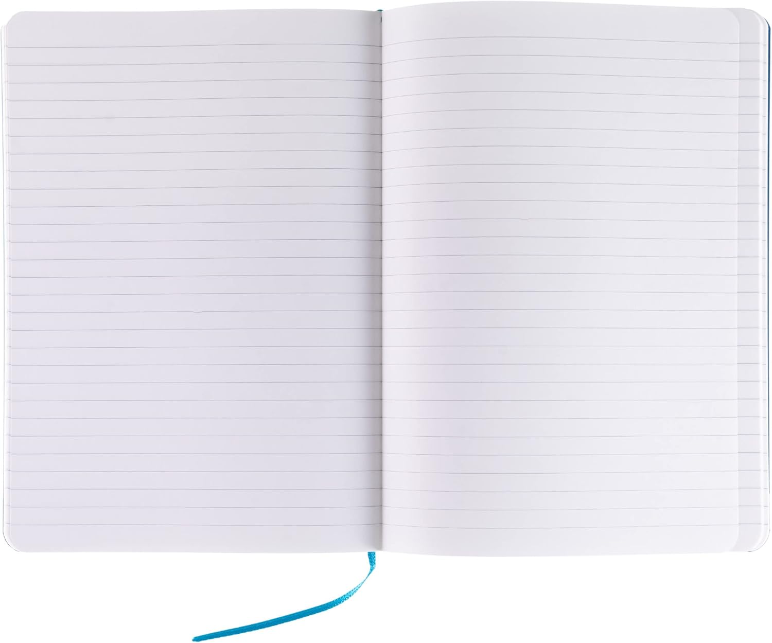 Fabriano Ecoqua Plus Stitch-Bound Notebook, 5.8" x 8.3", A5, Lined, Turquoise