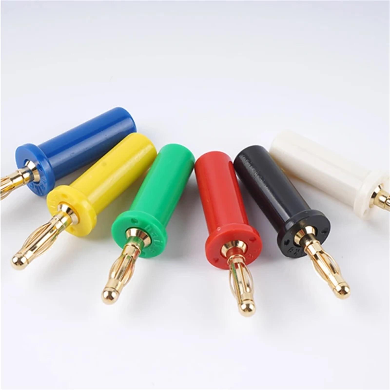 RUNCCI-YUN 10Pcs Placcato Oro 24 K Spina A Banana, 4 Mm Connettore - Foto 11