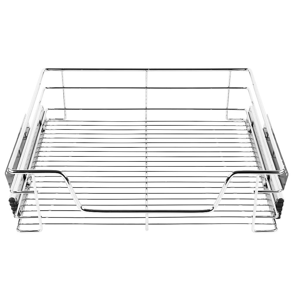 HUOLE Cocina Estante Cajón Telescópico Dormitorio Extensible Gabinete Estantes y Soportes Organizadores de Cajones para Cocina y Despensa (47 * 14 * 44 cm individual)
