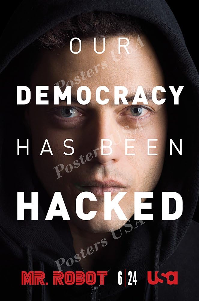 Posters USA Mr. Robot TV Series Show Poster GLOSSY FINISH - TVS234 (24" x 36" (61cm x 91.5cm))