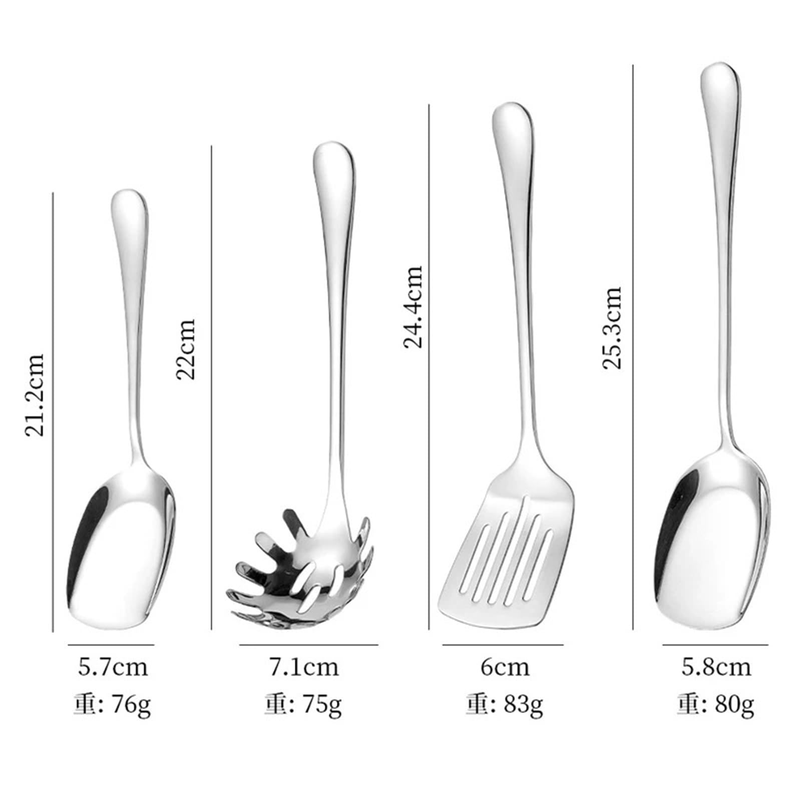 1 Set 304 Edelstahl Spaghetti Server Restaurant Hotel Supplies Service Löffel Braten Spachtel Küche Utensil für Pasta