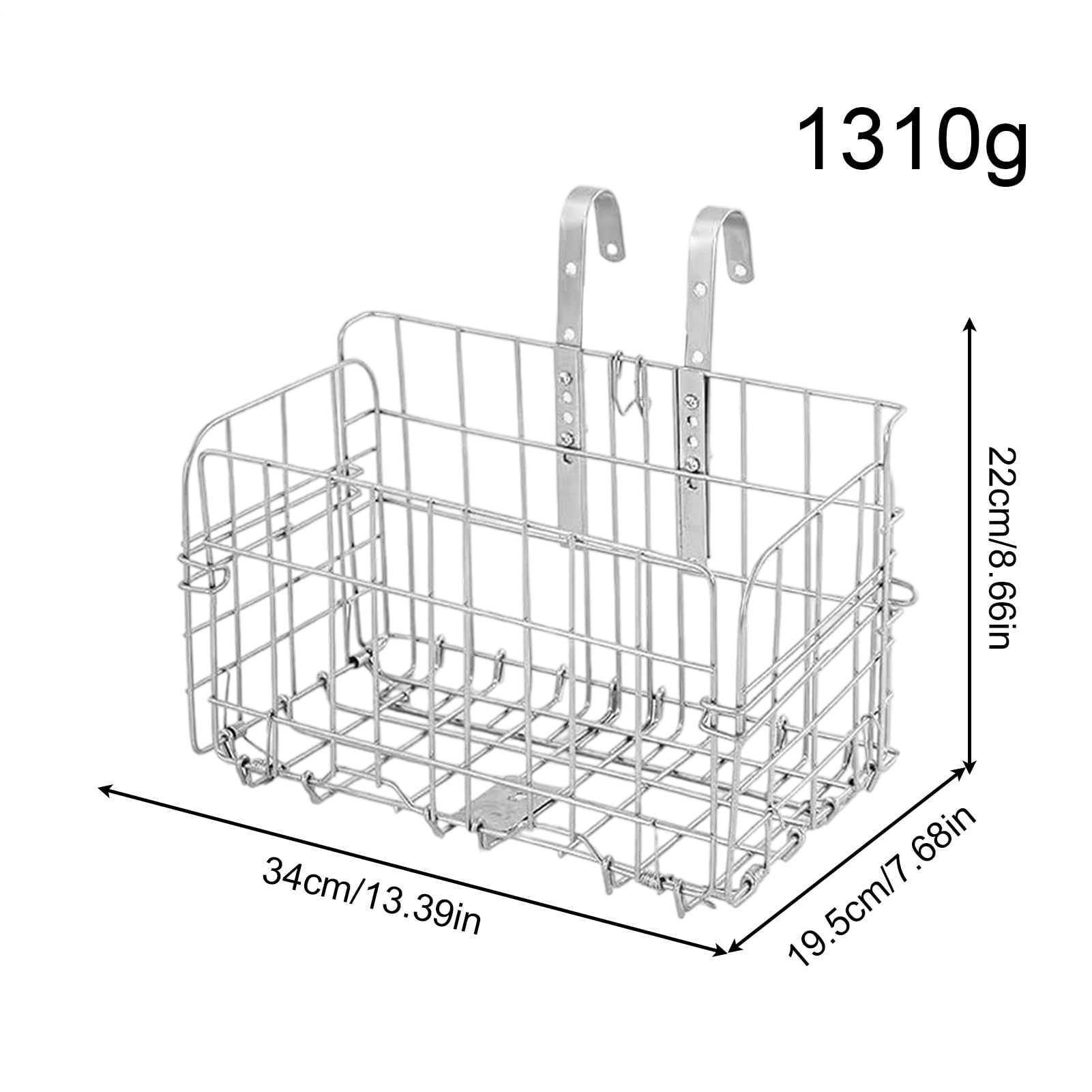 Panier avant pour vélo, porte-bagages pliable réglable, panier avant pour vélo électrique - Pour route, montagne, trottinette électrique, adultes