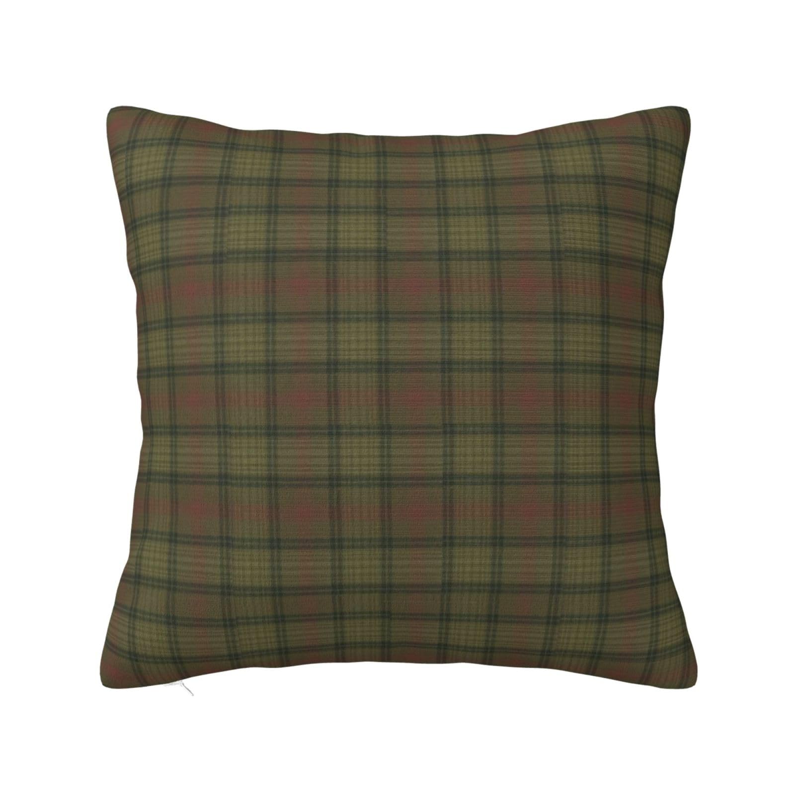 Ross Hunting Weathered Clan Scottish Tartan Pillowcase 18"x18"