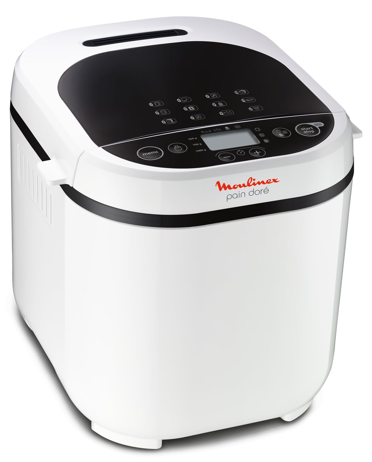 Moulinex OW210130 Machine à Pain 12 Programmes Plastique Blanc 31 x 29 x 29 cm