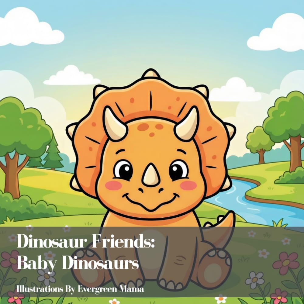 Dinosaur Friends: Baby Dinosaurs Coloring Book: Cute Baby Dinosaurs, Gentle Scenes & Easy Coloring Pages for Toddlers and Preschoolers Ages 2–5 (Dinosaur Friends Coloring Series)