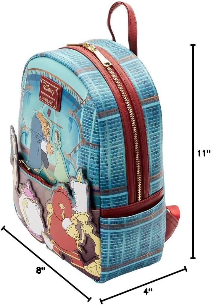 Loungefly Disney Beauty and the Beast Library Scene Mini - Image 5