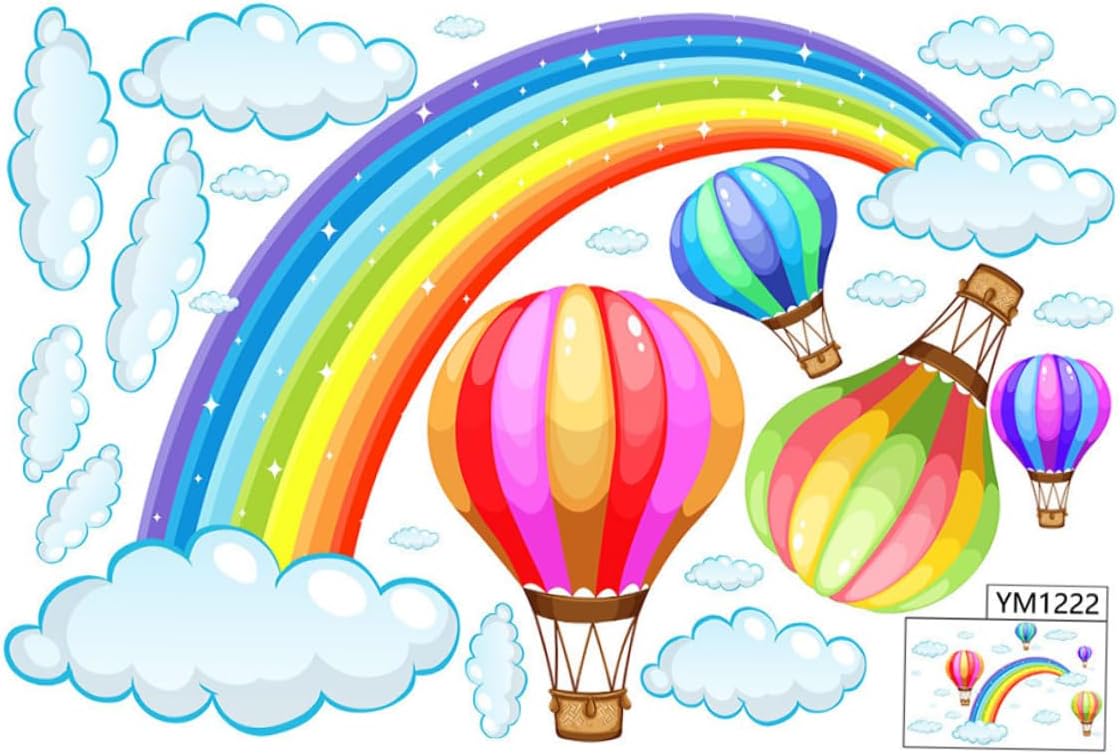 Toyvian Decorative Window Clings DIY Clouds Wall Decals Hot