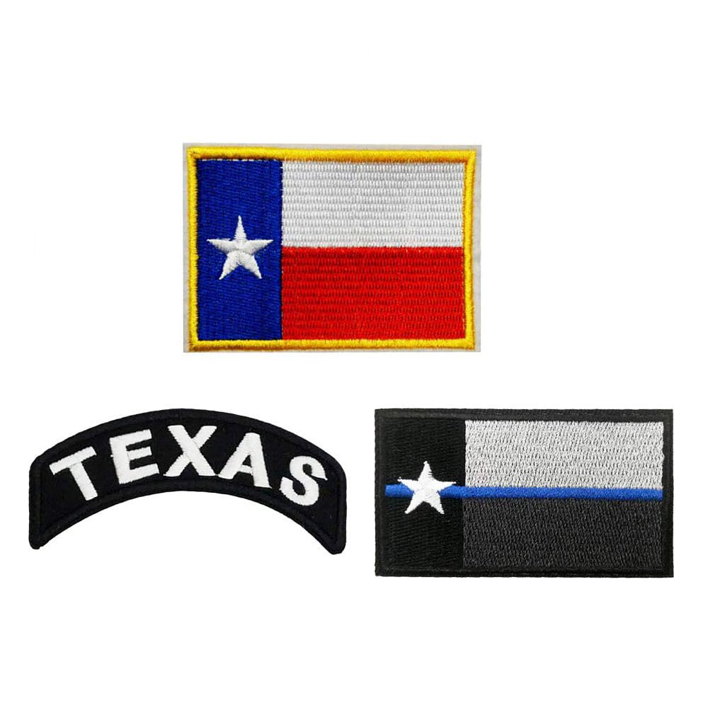 Écusson Texas à coudre ou repasser : patch brodé thermocollant