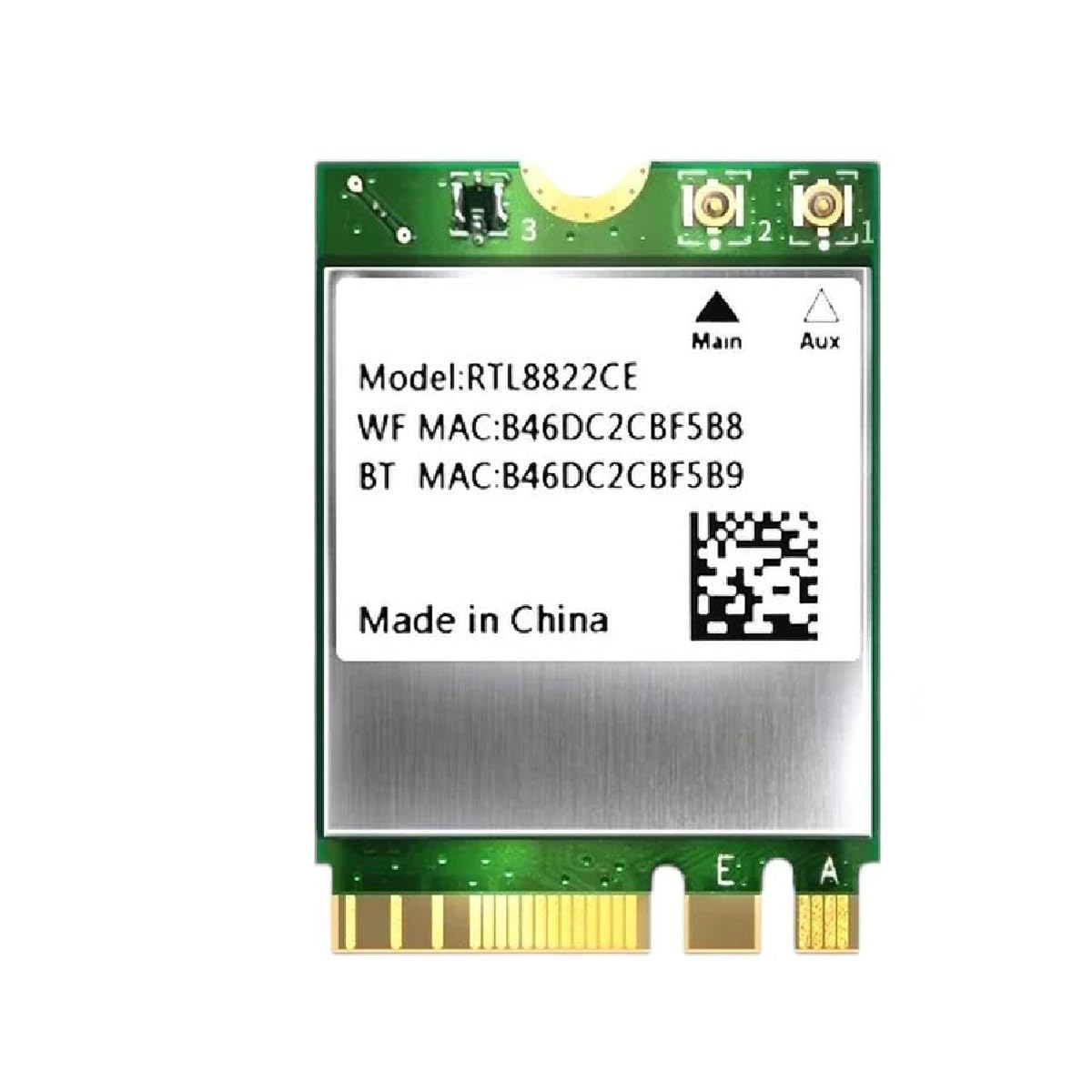 RTL8822CE 1200Mbps Dual-Band 2.4G/5G 802.11AC Wf Card Network Mini Pcie Blutouth 5.0 Support for Laptop Win10 11 New 2025 Arrival High Reliable Electronic Component, Precision, Stable Performance