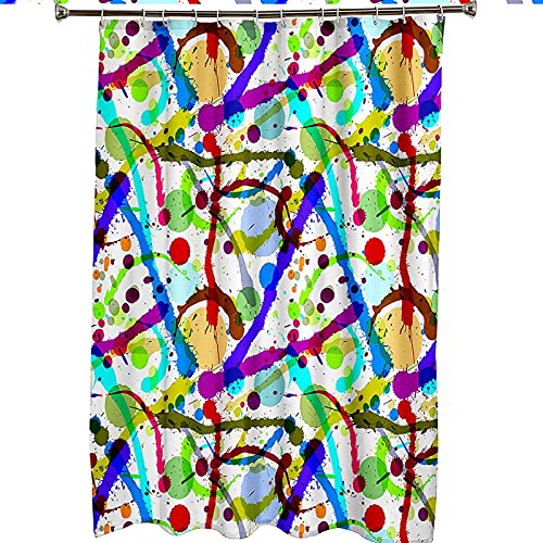 Rideau de douche 180x200cm anti moisissure polyester KnSam pour baignoire