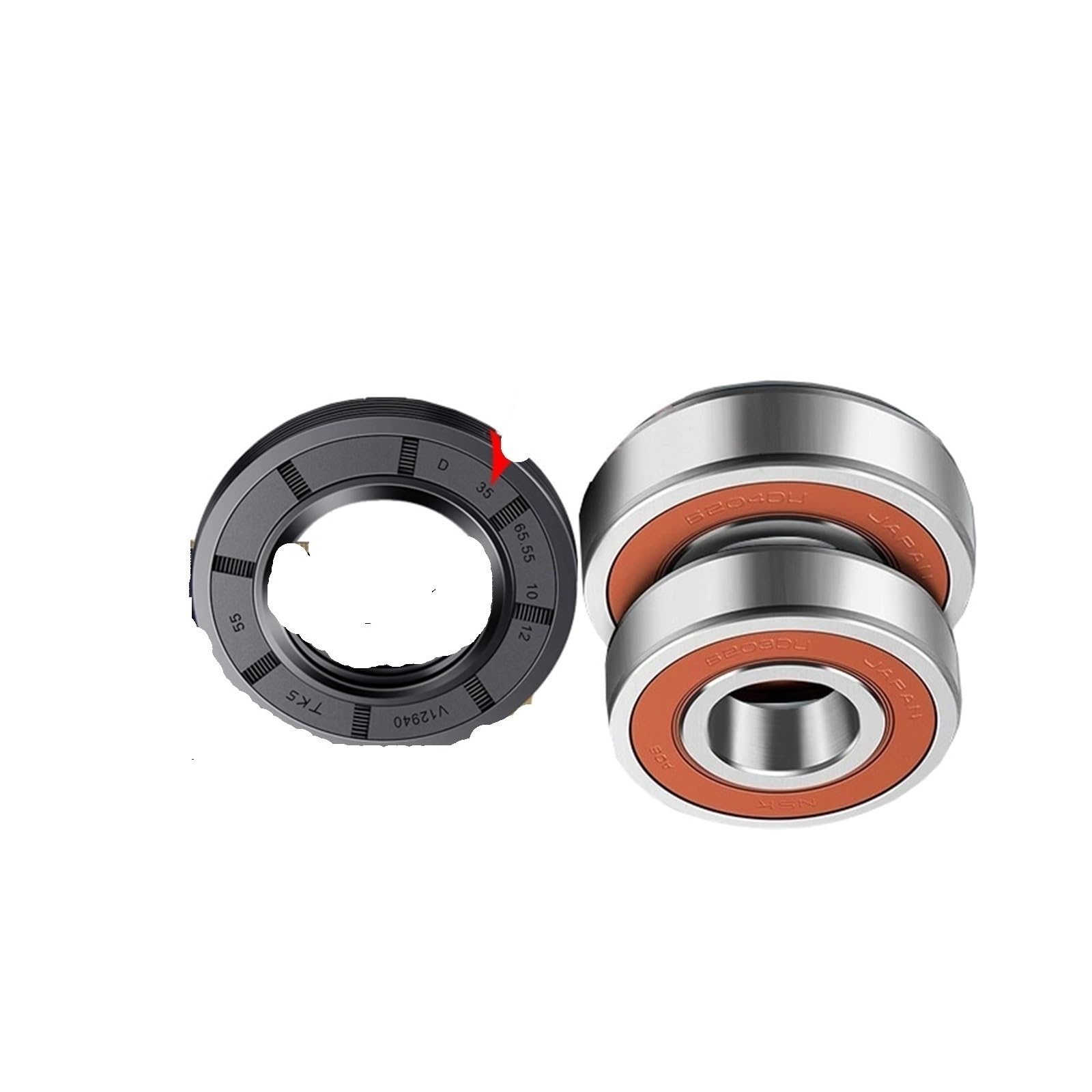 Rodamientos De Lavadora (+ 6205 6206 35 65,55 10 12，Compatible Con Samsung