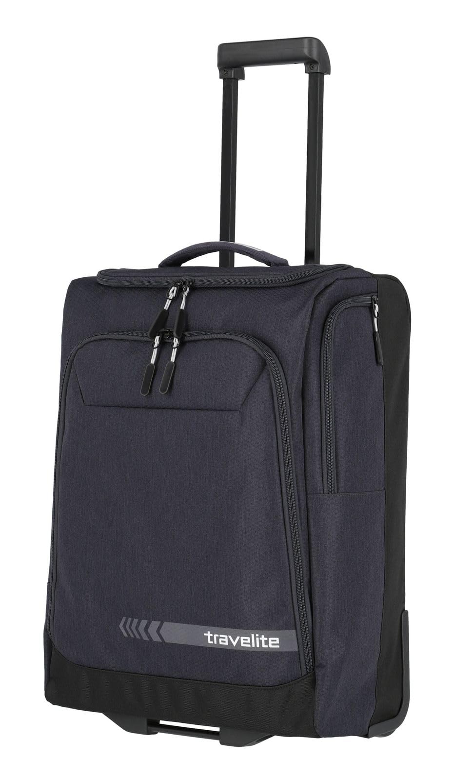 travelite trolley da viaggio con ruote piccolo, KICK OFF, pratico bagaglio a mano trolley per vacanze e sport, 55 cm, 44 litri
