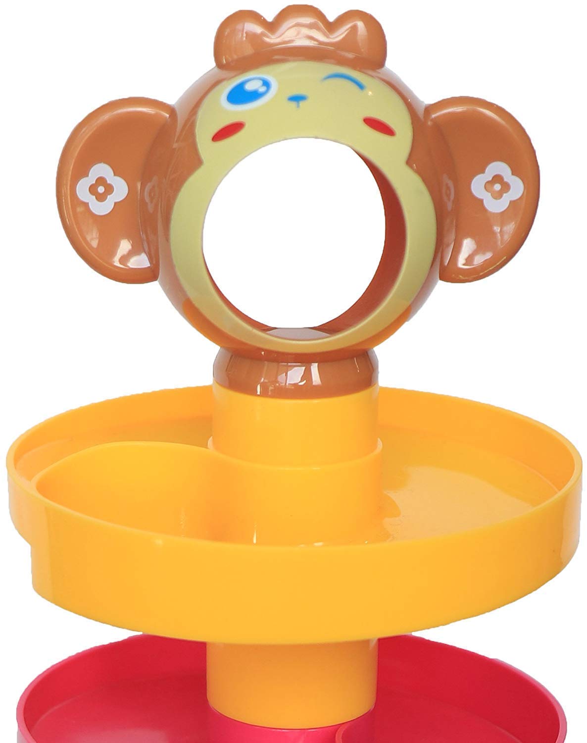 LONGMIRE Ramp Roll Ball Tower For Toddlers | Ball Drop And Roll Swirling Tower | Educational Brain Development Activity & Learning Monkey Toys For Children (5 Layer) 1-5 Years Kids, Multi Color - Image 6 thumbnail