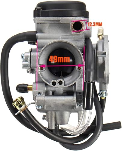 Miniatura 5 de YFM400 Carburador para Yamaha Big Bear 400 250 YFM400 YFM-400 YFM400S 2WD 4WD 2000-2004 con Air Fiter Oir Fiter