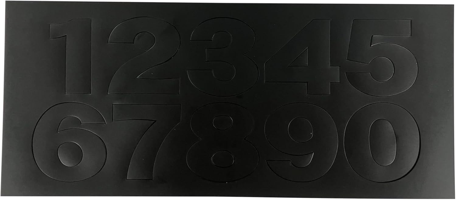 Dydo Hunt Magnetic Number Sheet, Black (0123456789), Black/Number/Magnet (daidohant) 10195747