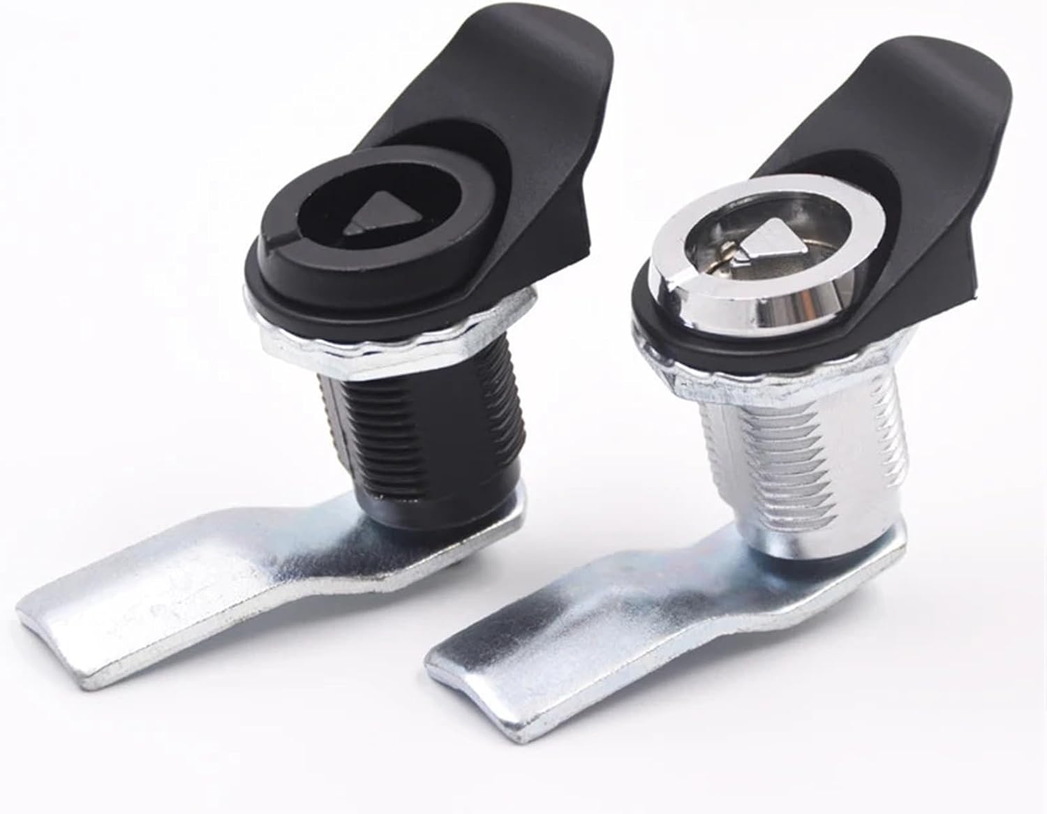 Zinc Alloy Ordinary MS816 Triangle Key Mini Cam Lock Triangle Electric Cinet Dustbin Lock Pull Tongue Mailbox Metal Gym Lockes 1Pcs(3Sets-Lock-Key-Hand)