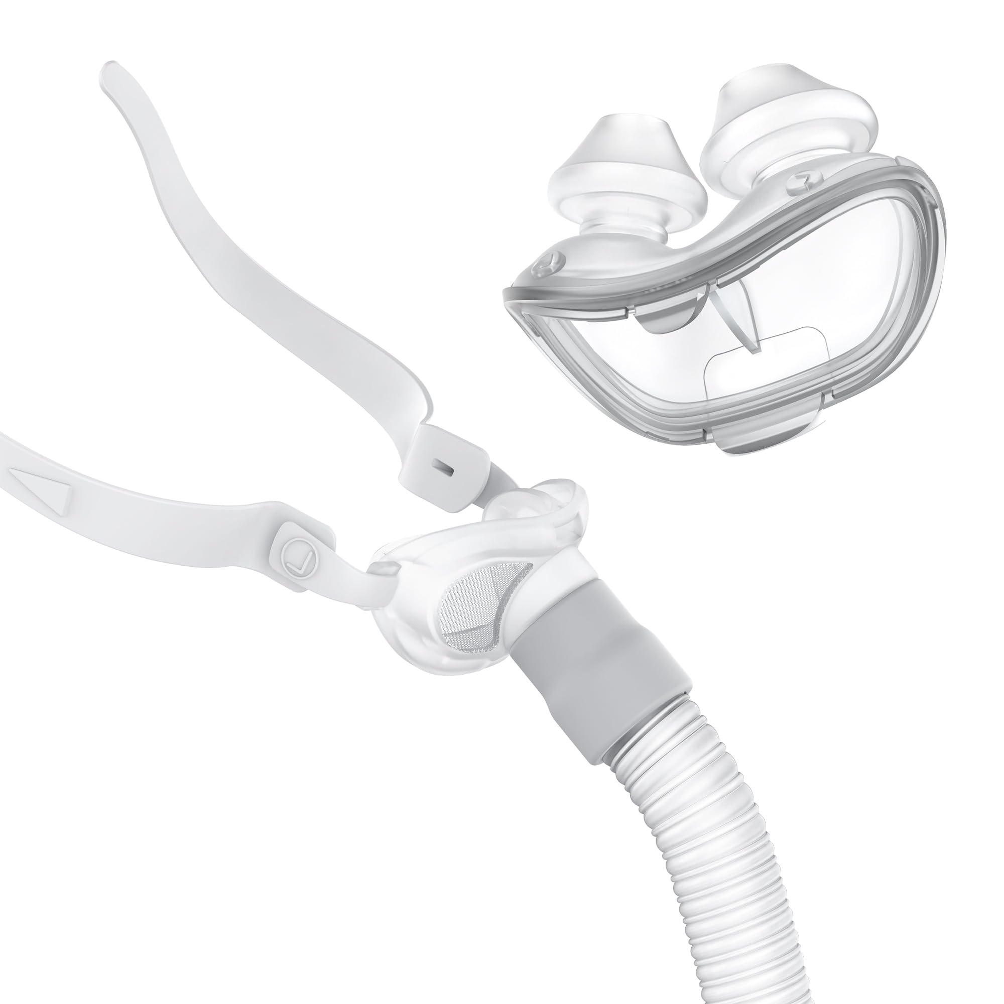 Replacement Kit for P10, Includes Pillow(Large) and Tubing Assembly (No Strap) for Airfit, IBEET Replacement Nasal Supplies