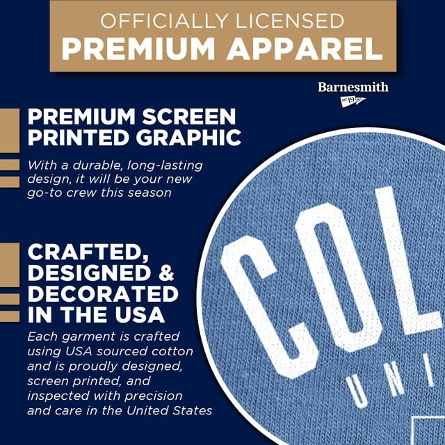 Image of Ivysport Crewneck Sweatshirt for College, Heritage Logo, Color, Adult Unisex