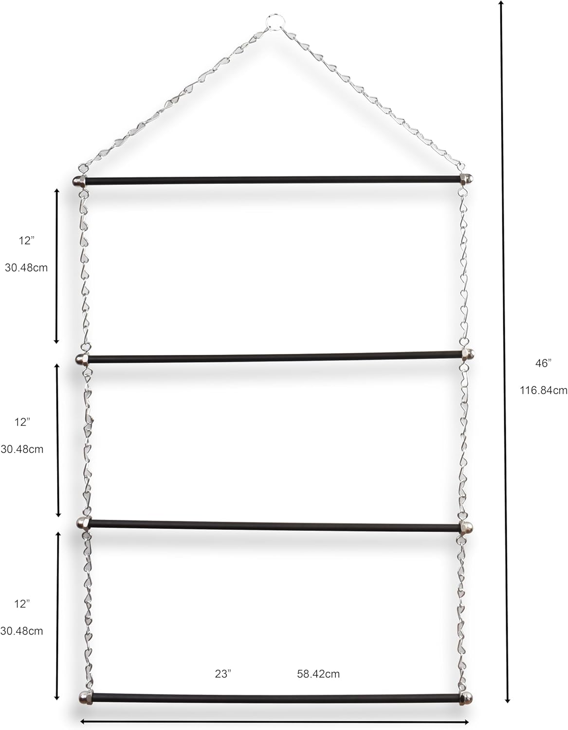 Horse Blanket Rack, Saddle Pad Storage, 4 23” Metal Rails, Dry & Organize Equine Riding Supplies, Adjustable, Portable, Stable Storage, Tack Room Wall Hanger, Comes with Grooming Gloves
