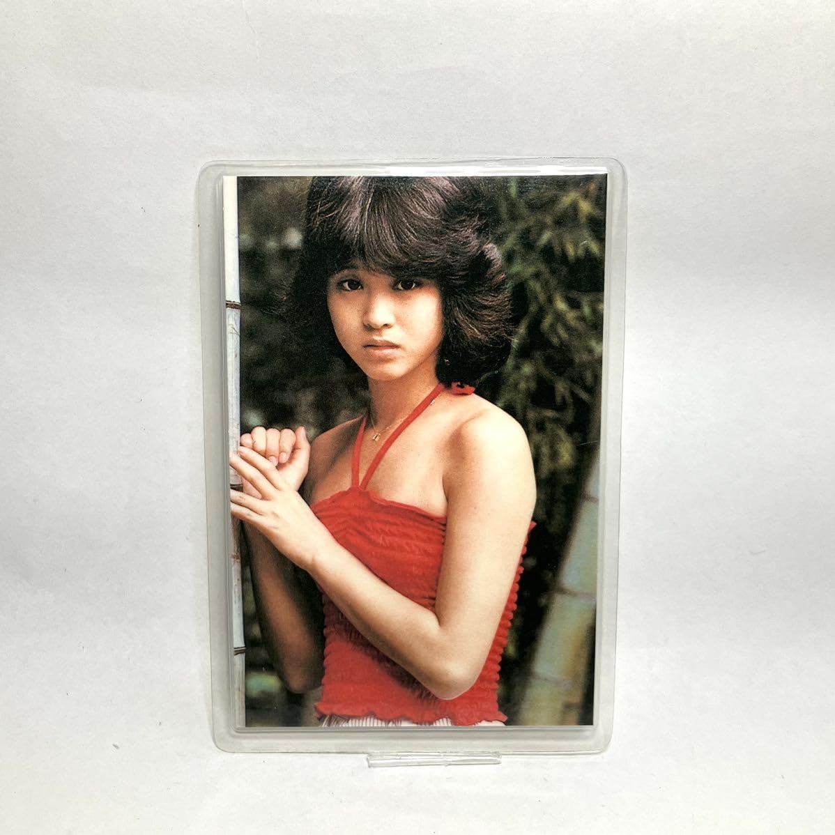 Amazon.co.jp: 昭和レトロ 当時物 松田聖子 ラミネートカード 455 水着 
