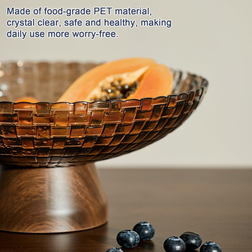 Bol à fruits moderne avec Drainage, plateau de service décoratif de