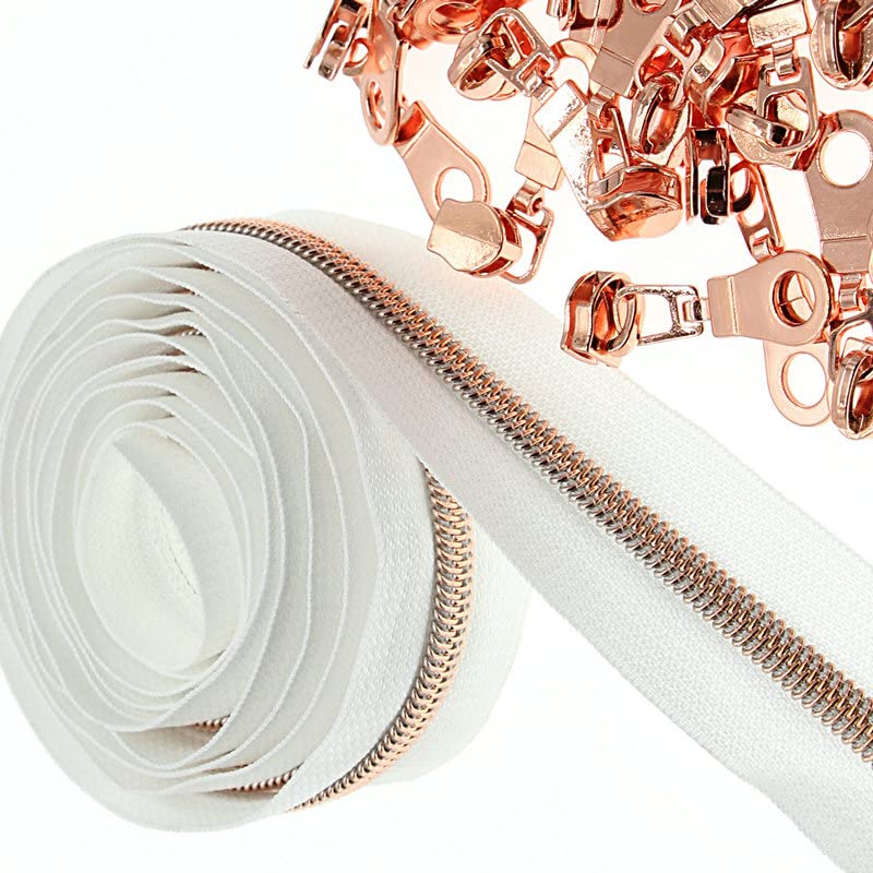 #5 Metallic Nylon Coil Zipper by The Yard - Image 3