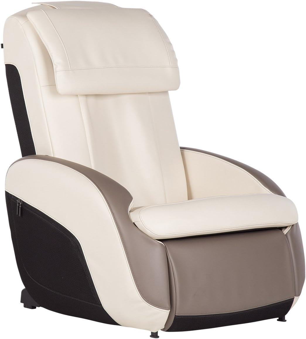 Human Touch iJOY 2.1 Reclining Massage Chair, 3 Programmed Massage Modes, Bone/Gray