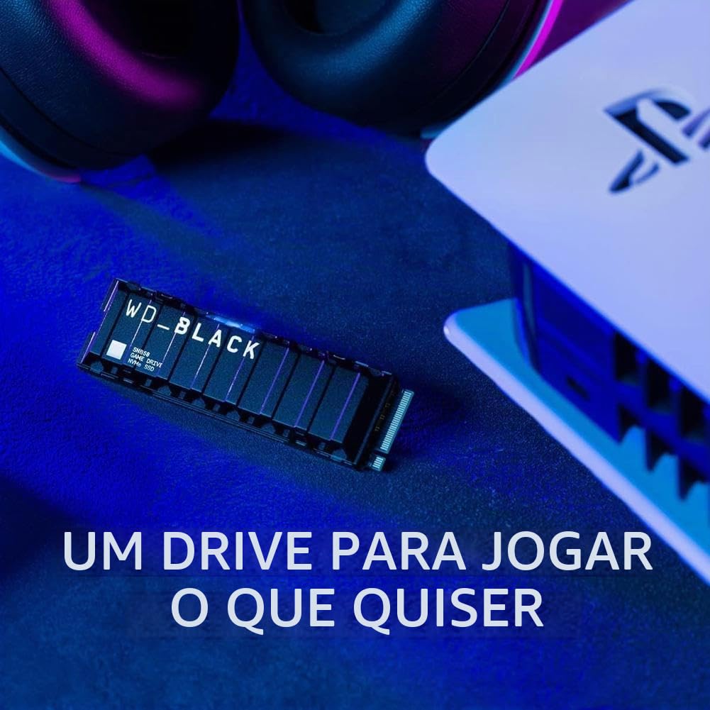 WD_BLACK SSD SN850 NVMe de 1 TB para consoles PS5 Solid State